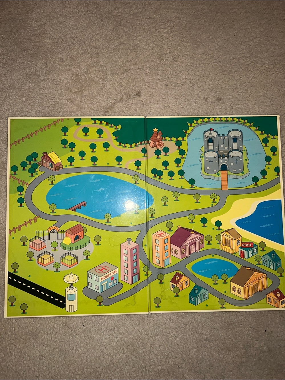 Vintage Kids Play Board